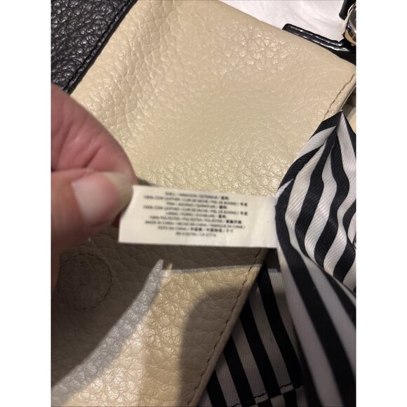 KATE SPADE Southport Ave Maria Leather Crossbody Bag Tan & Black With Care Book - Picture 13 of 14